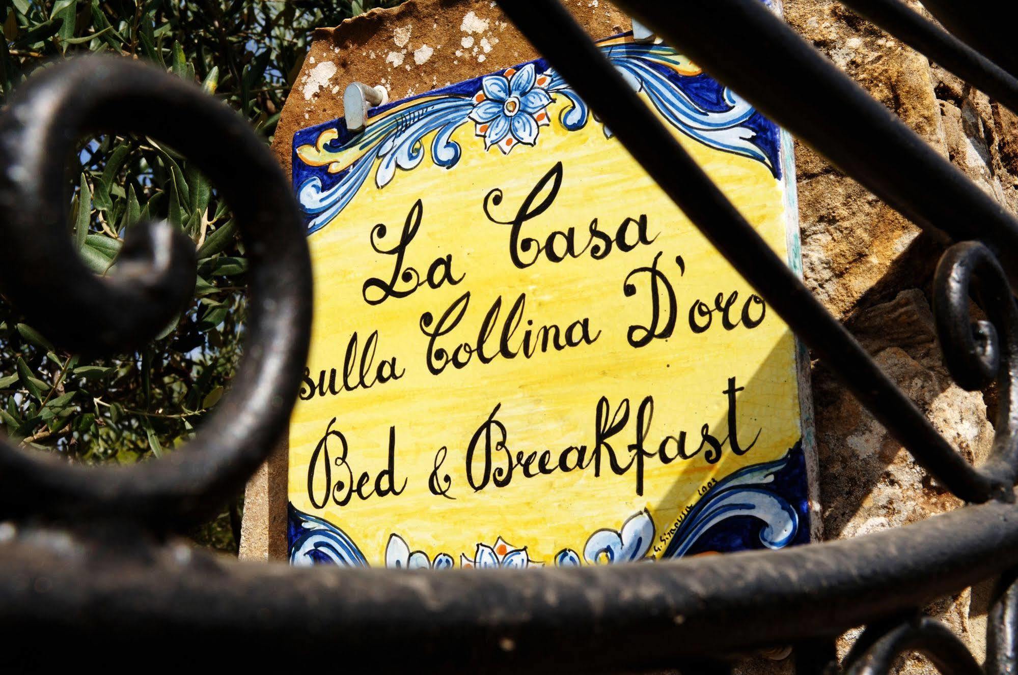 La Casa Sulla Collina D'Oro Bed & Breakfast Piazza Armerina Exterior foto